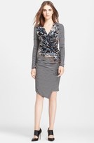Thumbnail for your product : Tracy Reese Mixed Print Surplice Jersey Dress