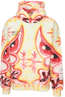 heron preston yellow hoodie