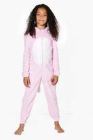 Thumbnail for your product : boohoo Girls Unicorn Onesie