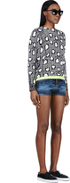Thumbnail for your product : DSquared 1090 Dsquared2 Blue Camo Print Mimetico Wash Shorts