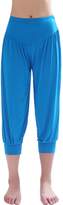 Thumbnail for your product : HOEREV Brand Super Soft Modal Spandex Harem Yoga/ Pilates Capri Pants Cropped Pants
