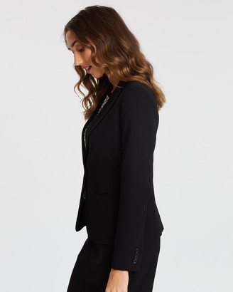 David Lawrence Women's Black Blazers - Simone Suit Jacket