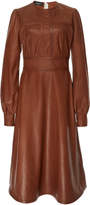 Thumbnail for your product : Rochas Leather Midi Dress