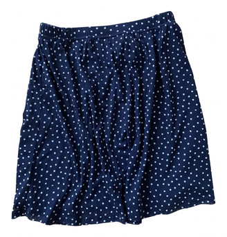 S'Oliver Blue Polyester Skirts