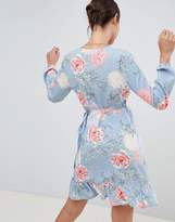 Thumbnail for your product : PrettyLittleThing Floral Wrap Dress