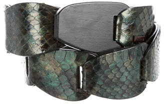 Gucci Python Waist Belt