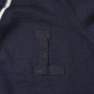 Lanvin Open Stitch Varsity Sweatshirt