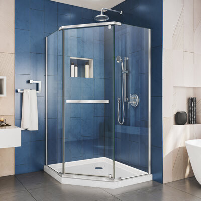 DreamLine Prism 36" W x 36" D x 74.75" HFrameless Neo-Angle Shower Enclosure