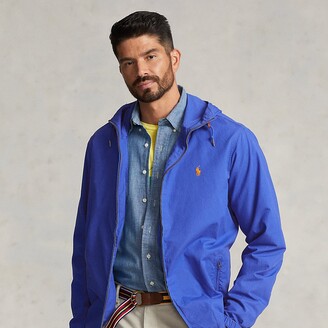 ralph lauren poplin hooded jacket