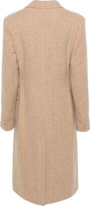 Polo Ralph Lauren Single-Breasted Herringbone Coat
