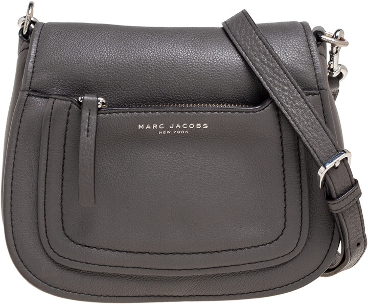 marc jacobs saddle bolsa grey