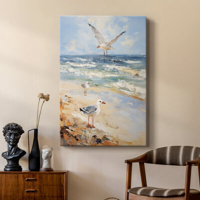 Breakwater Bay NAUTICAL Series CDLXXVII -Custom Wrapped Gallery Cavas