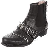 Thumbnail for your product : Miu Miu Studded Ankle Boots