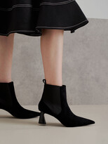 Thumbnail for your product : Charles & Keith Textured Spool Heel Ankle Boots