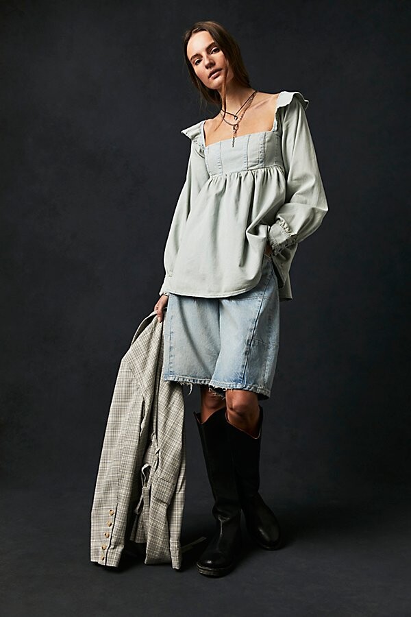 Free People Ruffle Tunic | Shop The Largest Collection | ShopStyle