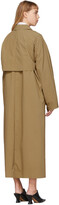 Thumbnail for your product : Kassl Editions Tan Pop Oil Cape Coat