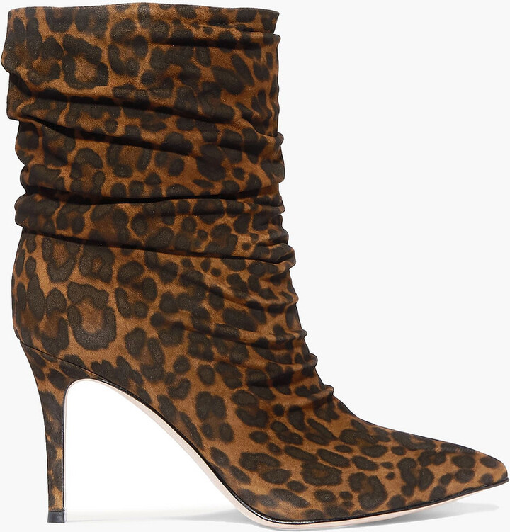 leopard skin boots uk