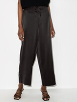 Thumbnail for your product : ST. AGNI Norma Wide Leg Tie Waist Trousers