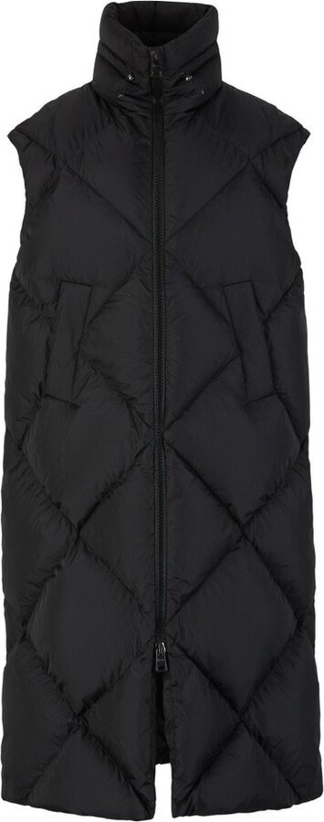 Herno Long Diamond Quilted Down Vest - ShopStyle