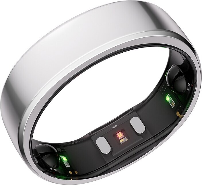RingConn Gen 2 Ultra-Thin Smart Ring - Size Before You Buy - Size 13, Future Silver (123031301)