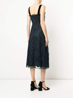 ALEXACHUNG Alexa Chung embroidered lace midi dress