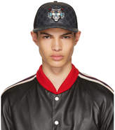 Thumbnail for your product : Gucci Black Angry Cat GG Supreme Baseball Cap