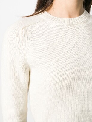 Saint Laurent Relaxed Ribbed Detail Jumper