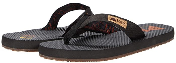 Freewaters Mens Trifecta Flip Flop Hiking Sandal W/Arch Support Stability Strap & Grippy Outsole 