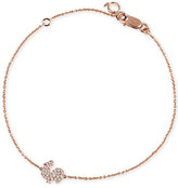 Thumbnail for your product : Rosegold Qeelin Petite 19ct rose-gold rooster charm bracelet