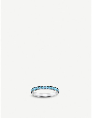 Thomas Sabo Tropical sterling silver and turquoise band ring