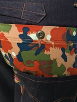 Thumbnail for your product : Junya Watanabe Man X Levi's Oversized Jeans With Camouflage-Print Pockets