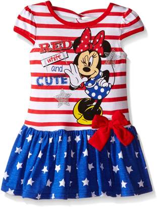 Disney Little Girls 2 Piece Minnie Americana Dress
