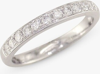 E.W Adams 18ct White Gold Diamond Eternity Ring