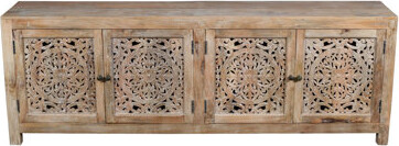 Langley Street™ Macintyre Solid Wood TV Stand for TVs up to 88"