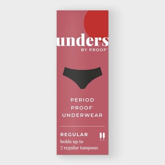 Unders by Proof Period Underwear Briefs - Regular Absorbency - Black - -  ShopStyle