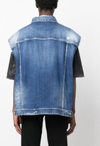 Thumbnail for your product : DSQUARED2 Ripped Denim Vest