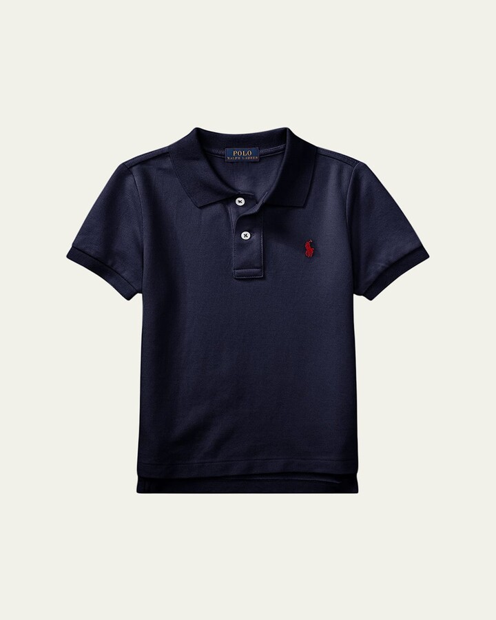 Ralph Lauren Kids Boy's Short-Sleeve Logo Embroidery Polo Shirt, Size 2-7