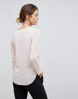 Thumbnail for your product : ASOS DESIGN Maternity long sleeve v neck blouse