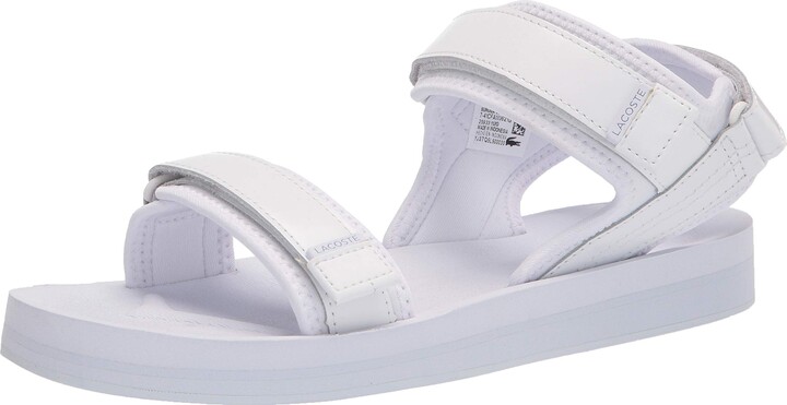 lacoste womens slides