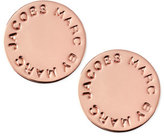 Thumbnail for your product : Marc by Marc Jacobs Logo Disc Stud Earrings, Rose Golden