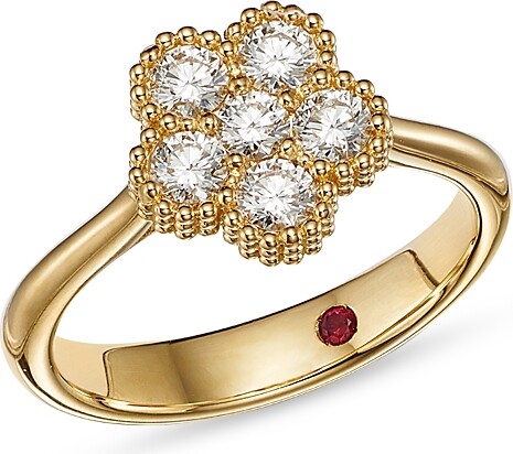 Roberto Coin 18K Yellow Gold Daisy Diamond Ring - Exclusive