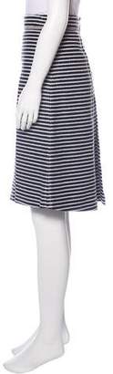 Tory Burch Woven Pleated Skirt