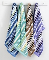 Thumbnail for your product : Charter Club CLOSEOUT! Excellence Stripe 13" Square Washcloth, Only at Macy's