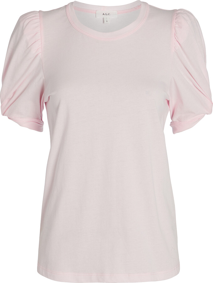 Pink Puff Sleeve Shirt | Shop The Largest Collection | ShopStyle