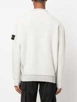 Thumbnail for your product : Stone Island Compass-patch roll-neck jumper