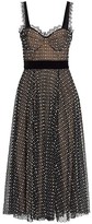 Thumbnail for your product : Ralph and Russo Netted Faux-Pearl A-Line Midi Dress