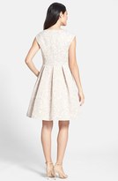 Thumbnail for your product : Eliza J Embellished Jacquard Fit & Flare Dress