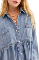 Thumbnail for your product : Free People Dylan Chambray Babydoll Shirt