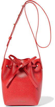 Mansur Gavriel Mini Mini Textured-leather Bucket Bag - one size