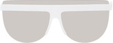 Thumbnail for your product : Maison Margiela White & Silver MYKITA Edition MMCIRCLE001 Sunglasses